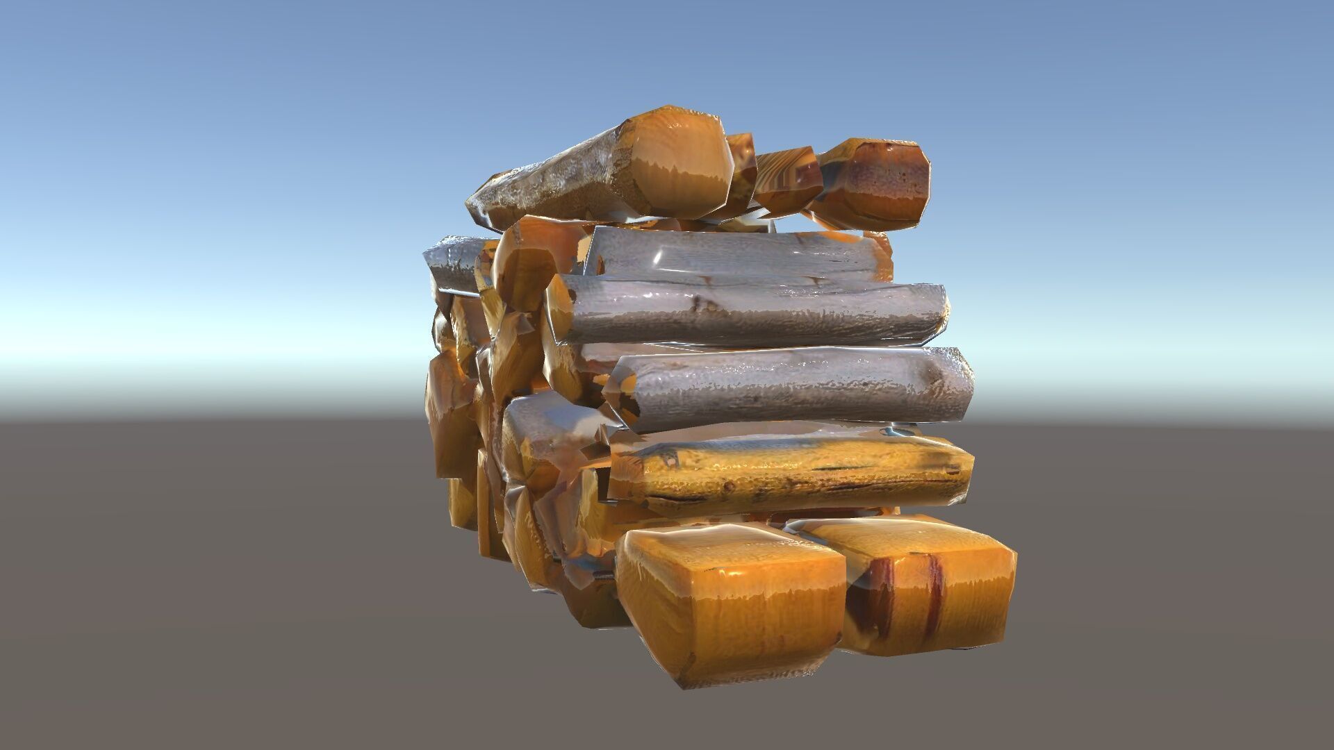 Firewood Log Stack Model Pack for Realistic Rendering Low-poly 3D model_34