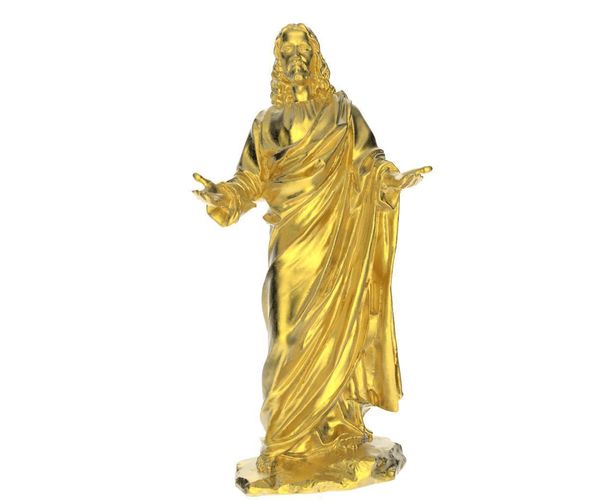 Scanned Jesus Statue 3D print model
