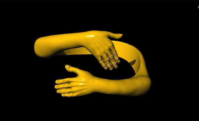 HUG RING 3D print model