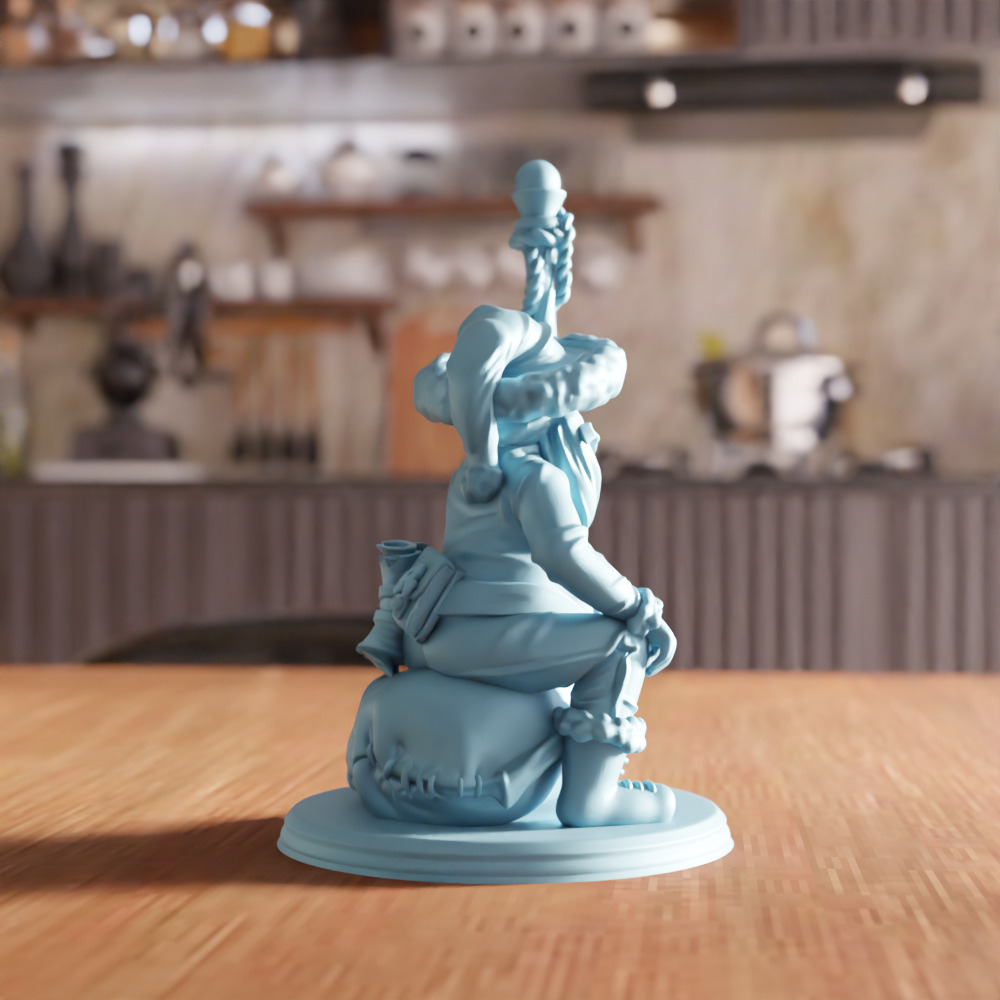 Wizard Santa Claus - 203 3D print model_6