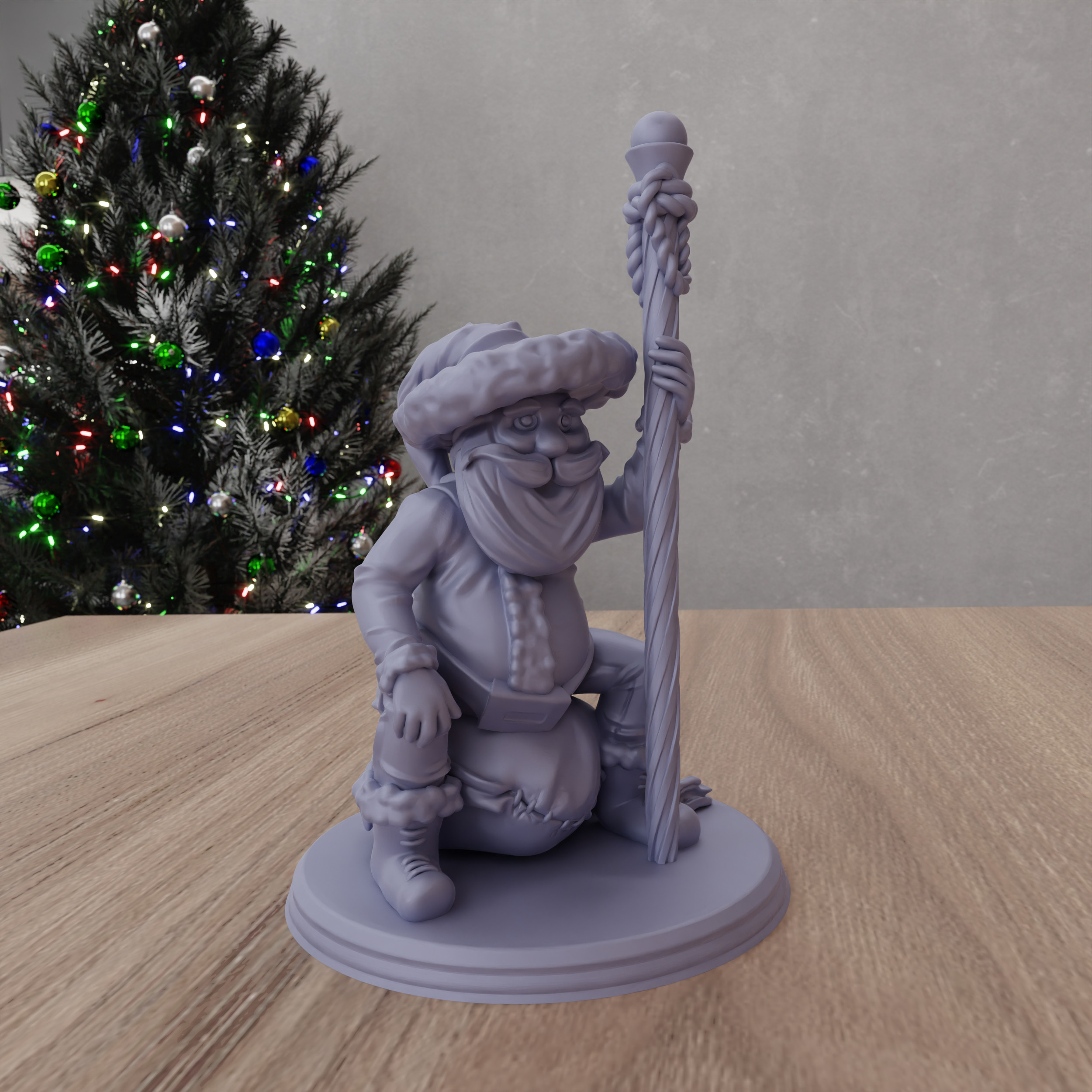 Wizard Santa Claus - 203 3D print model_11