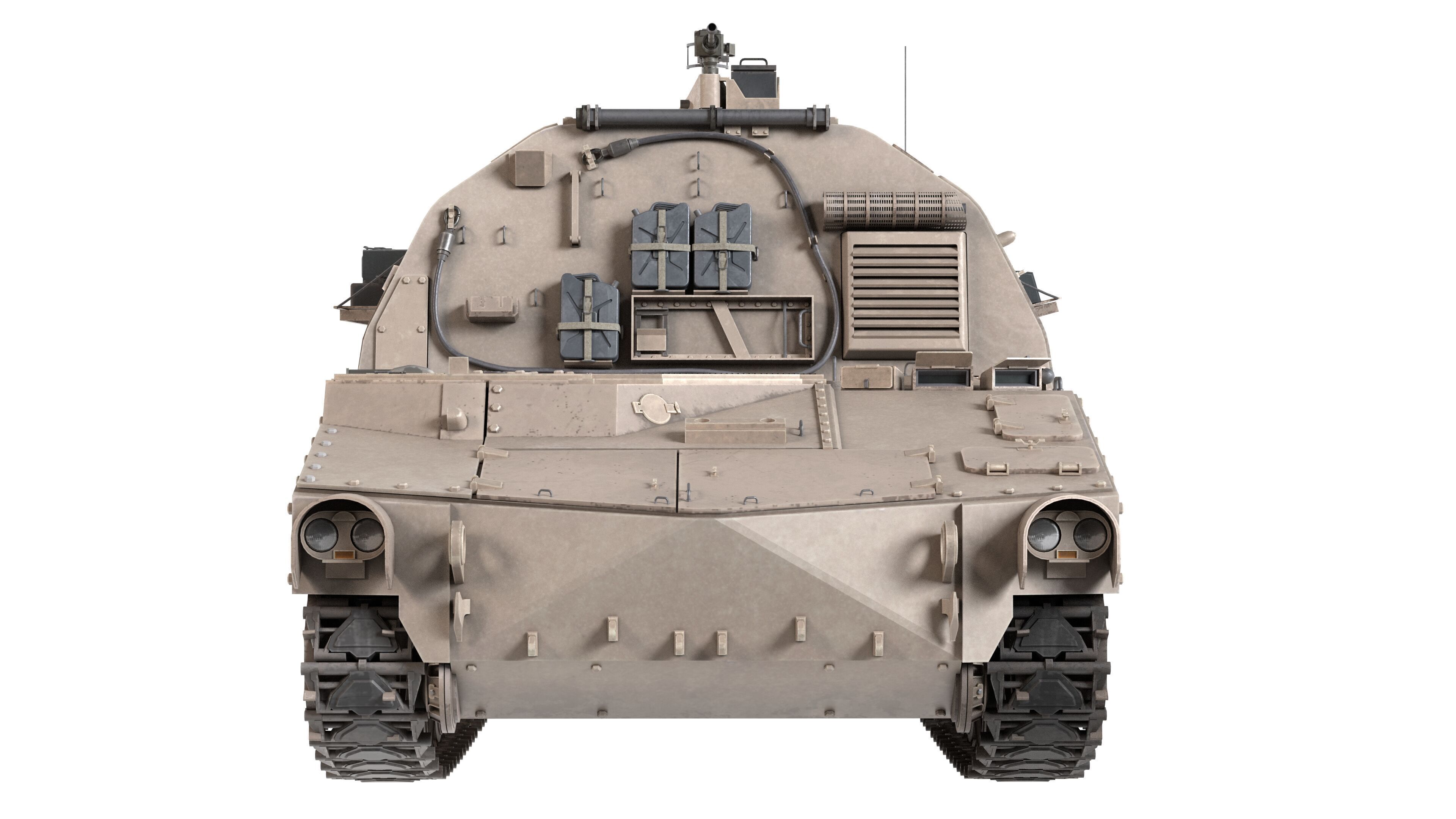 M992 Field Low-poly 3D model_7