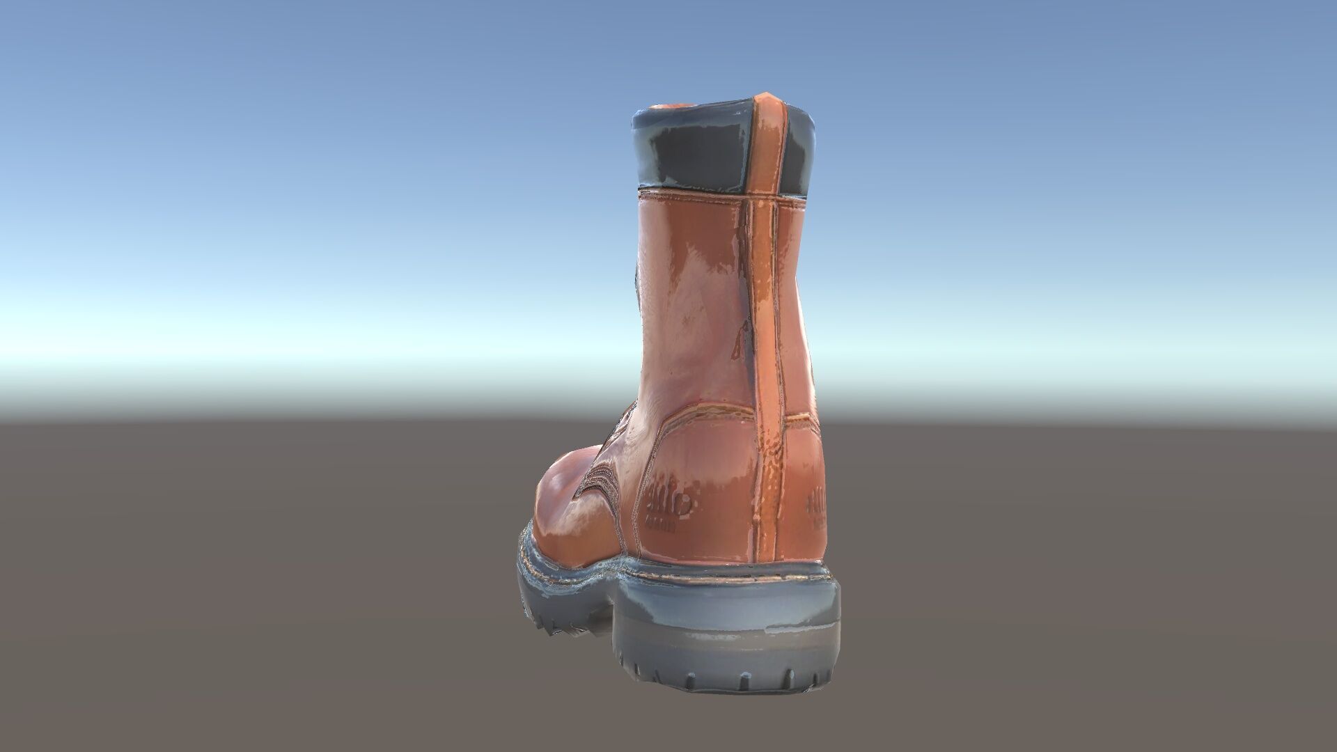 Leather Boot Model Pack with Detailed Laces and Stitching Low-poly 3D model_34