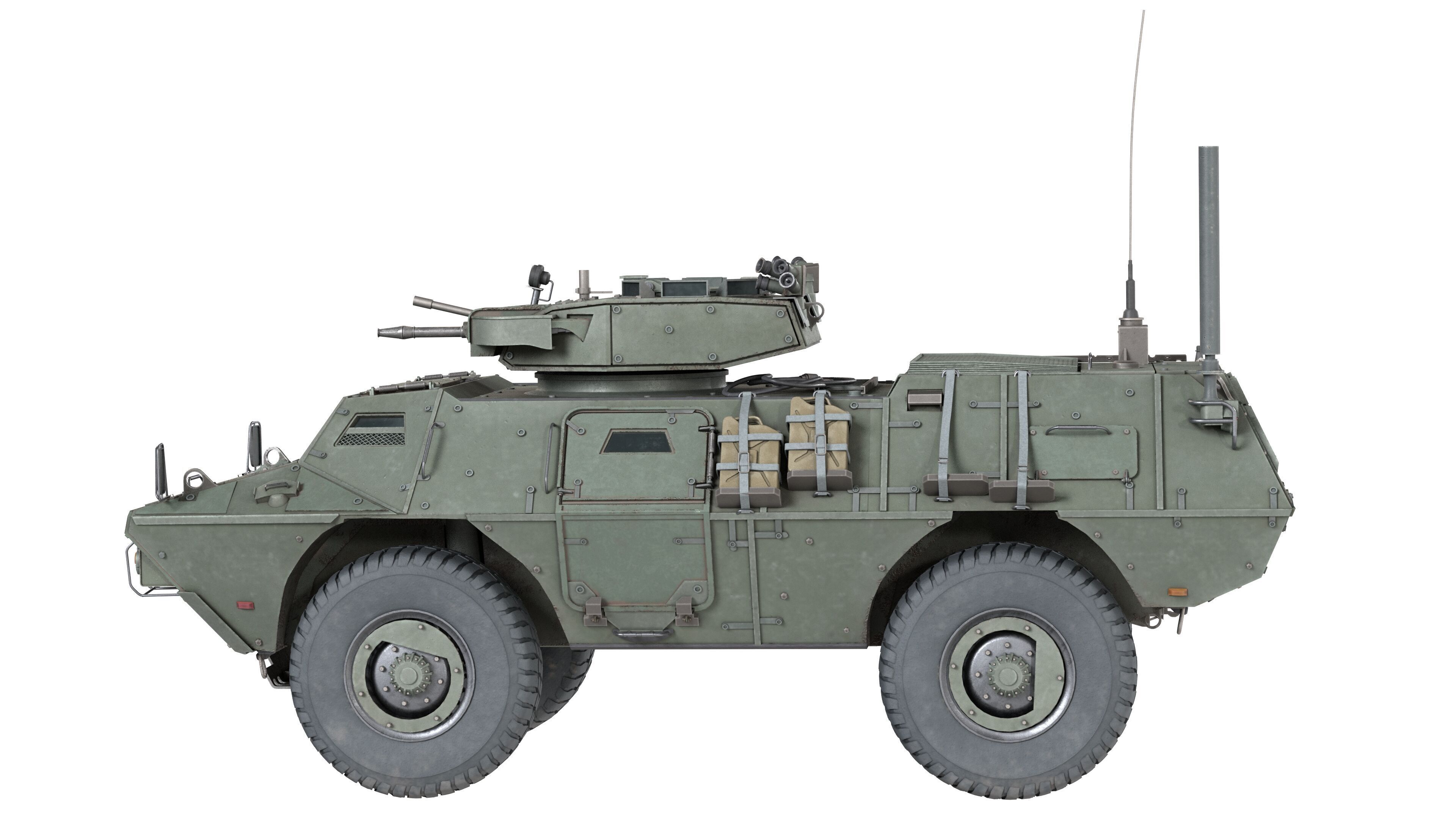M1117 Guardian ASV Low-poly 3D model_4