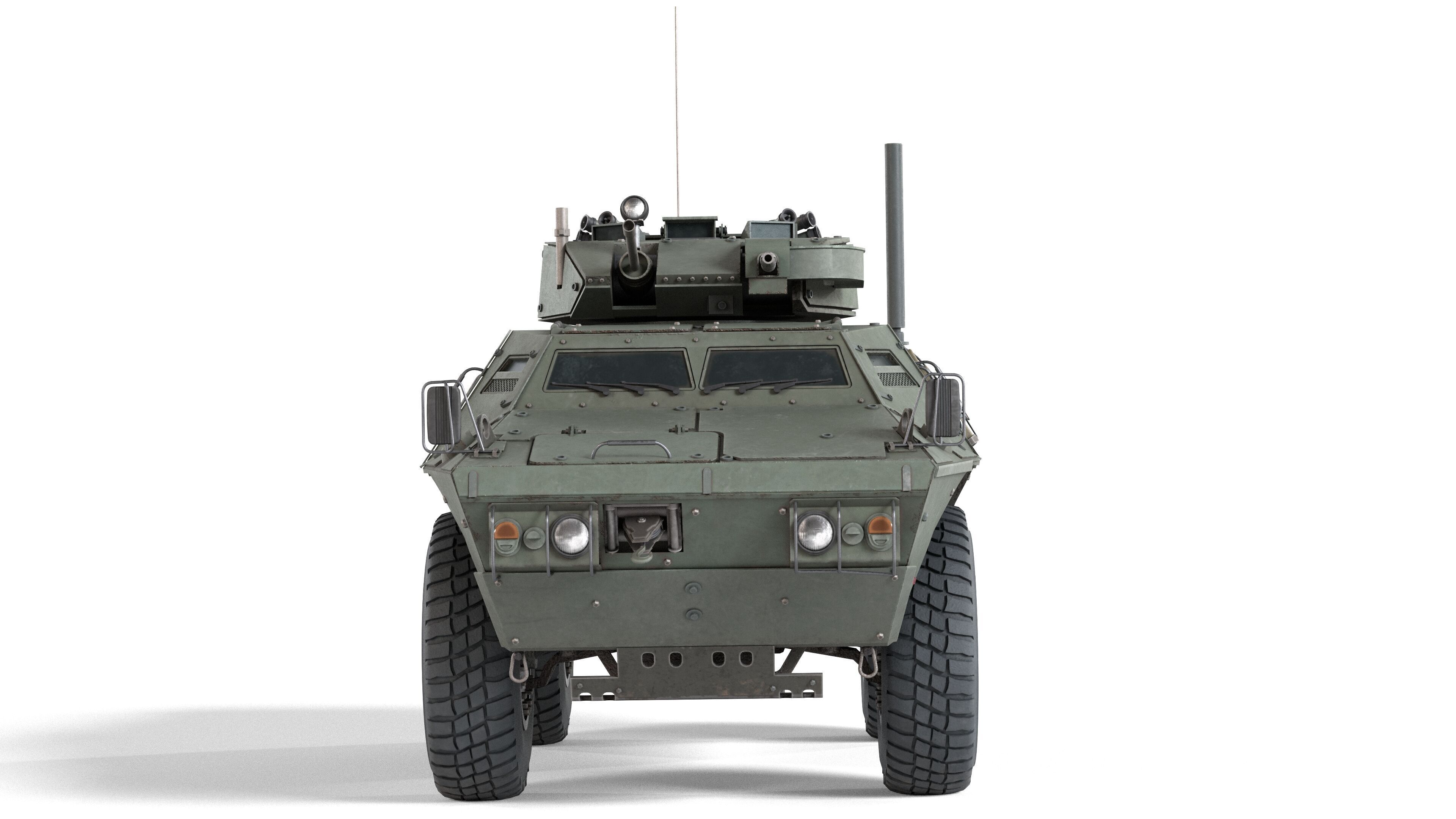 M1117 Guardian ASV Low-poly 3D model_7