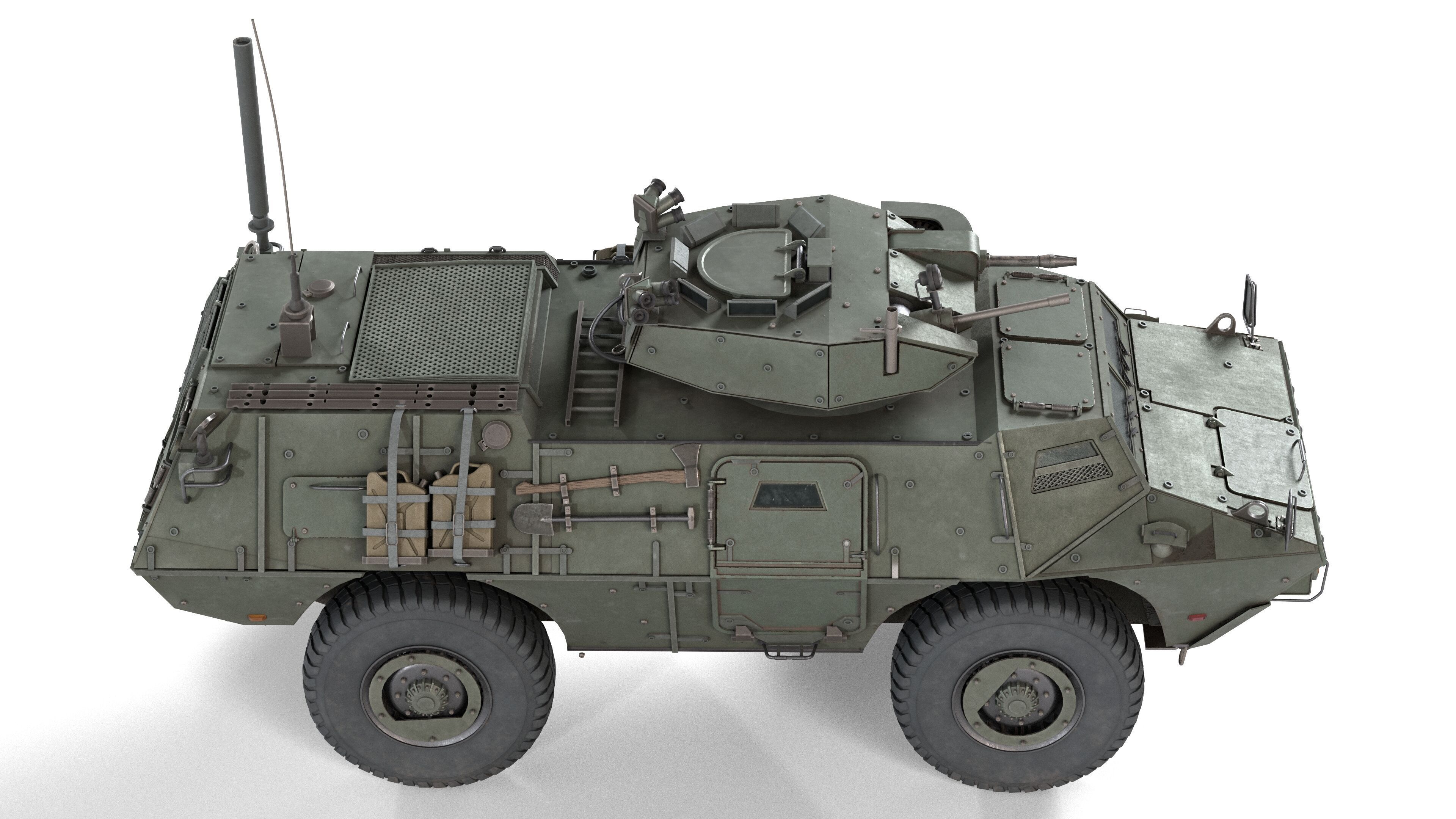 M1117 Guardian ASV Low-poly 3D model_3