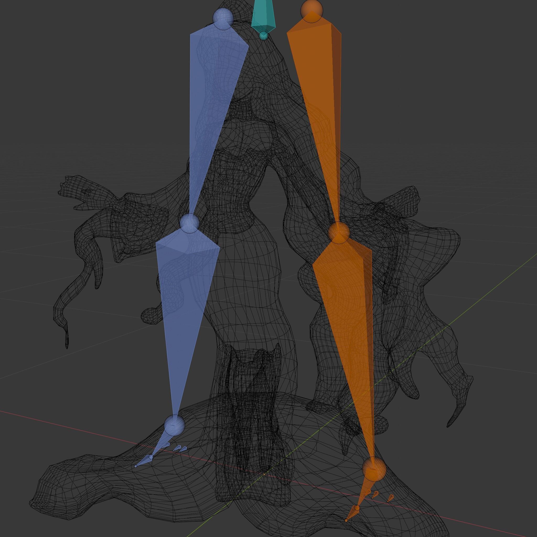 Elegant Princess Character Rigged and Animated for Games Low-poly 3D model_8