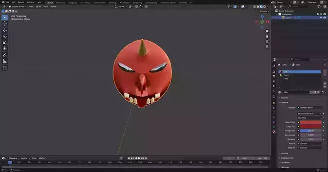 Wall Demon Mask  3D print model