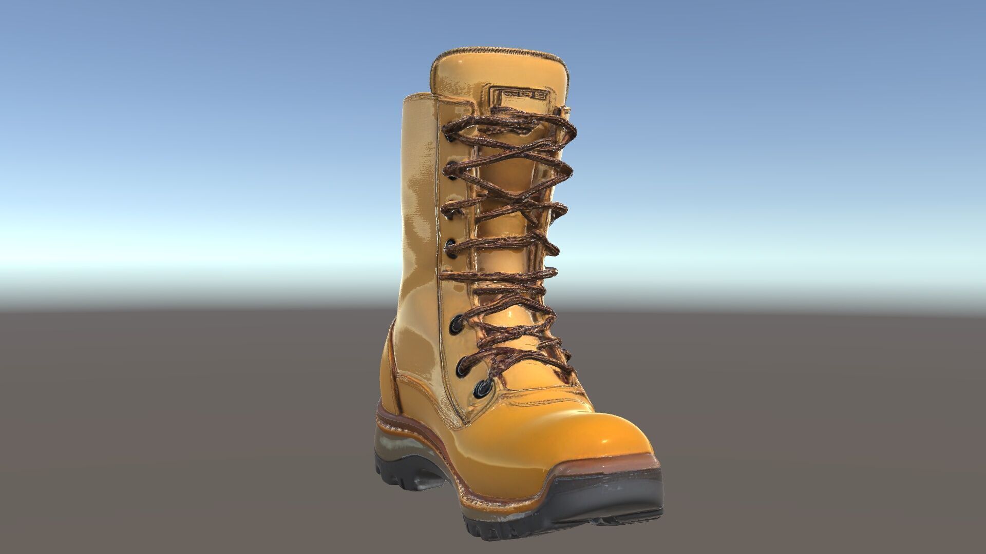 Durable Hiking Boot Model Pack Versatile Outdoor Footwear Low-poly 3D model_5