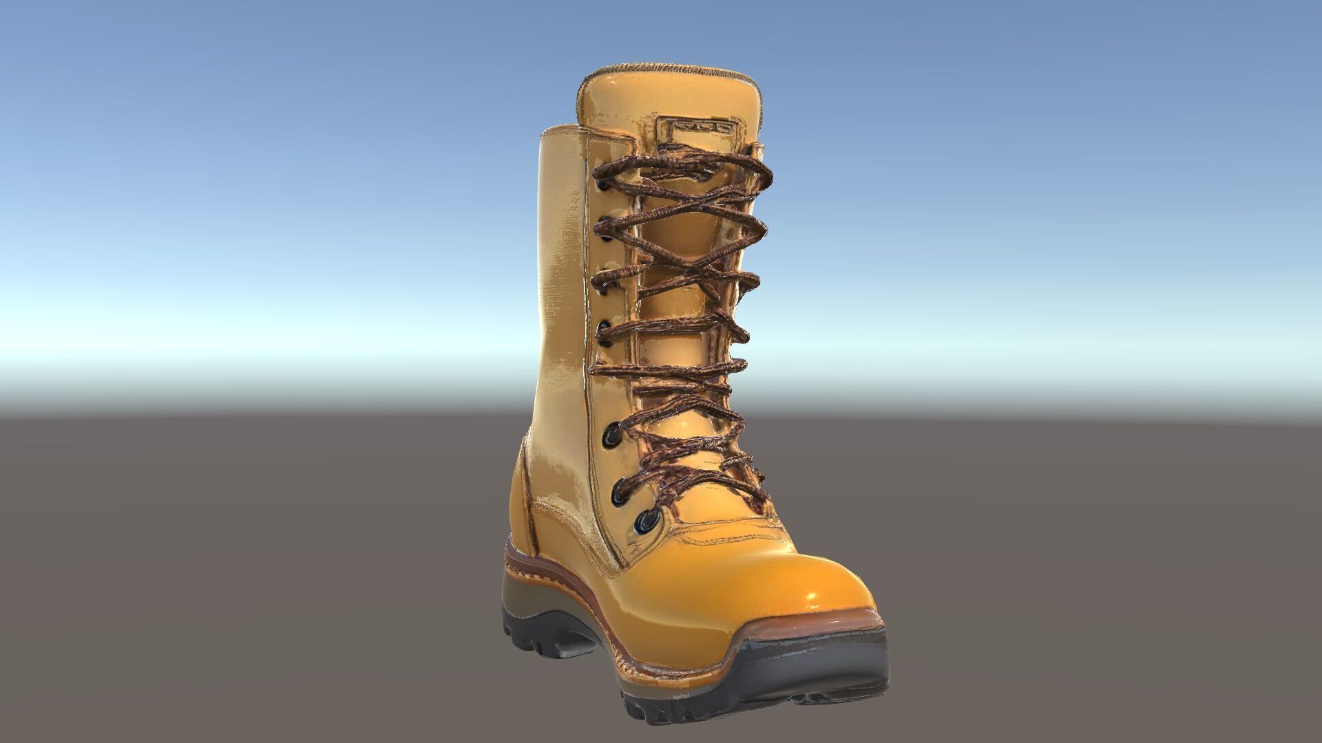 Durable Hiking Boot Model Pack Versatile Outdoor Footwear Low-poly 3D model_33