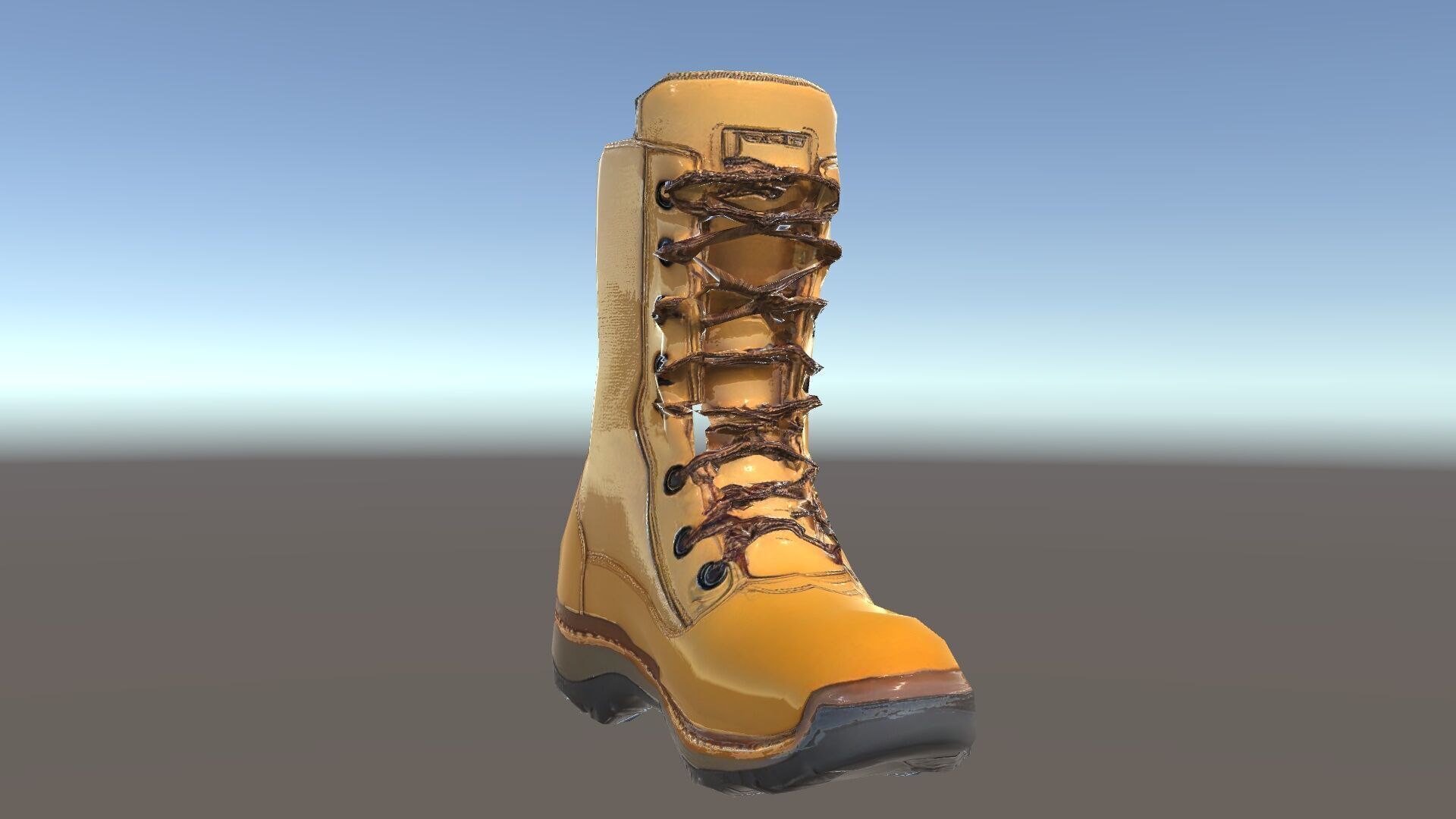 Durable Hiking Boot Model Pack Versatile Outdoor Footwear Low-poly 3D model_34