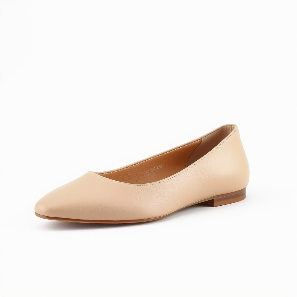 Womens Ballet Flat Shoe D Model Pack Low-poly 3D model_3