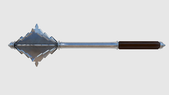 Flanged Mace - Game Ready