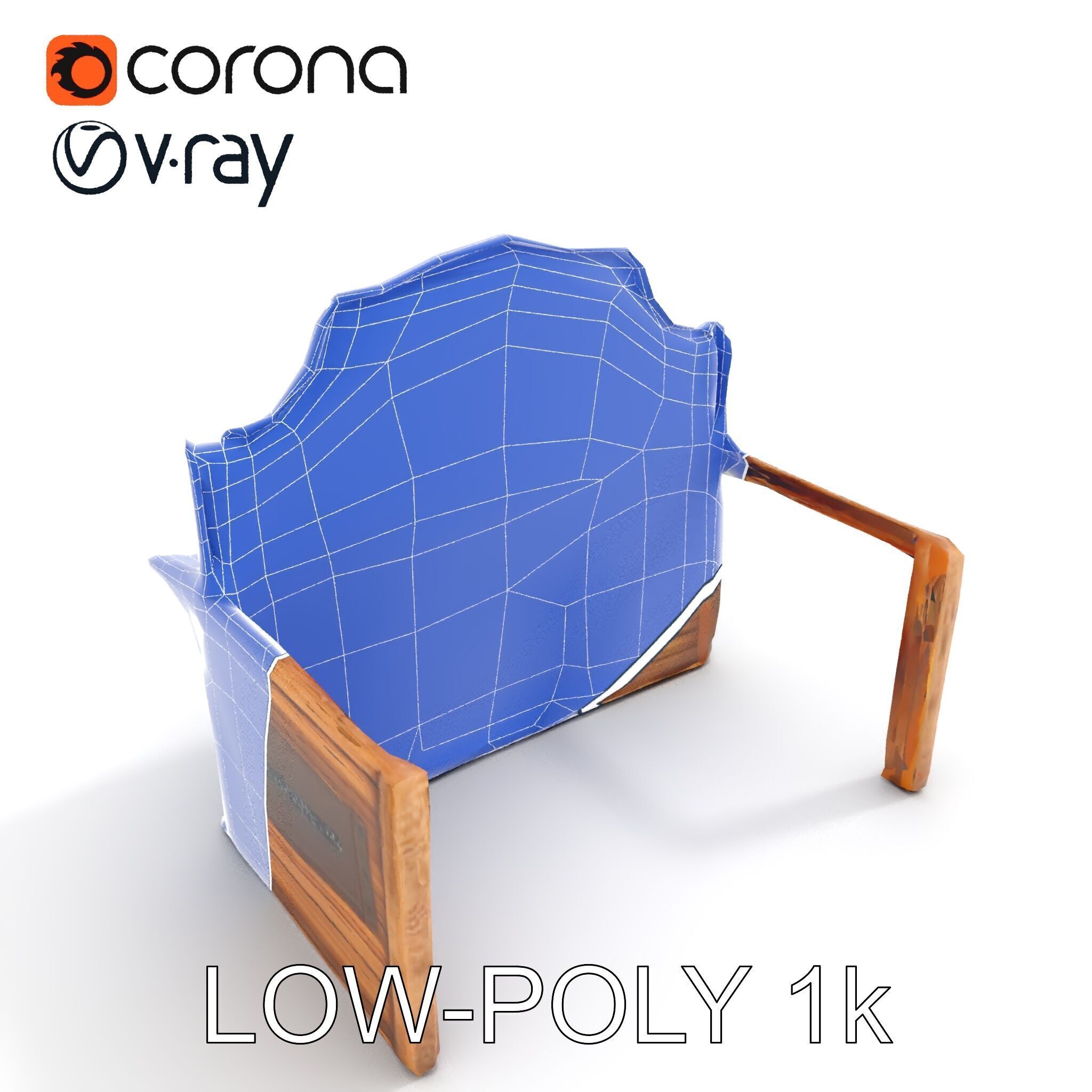 Wild West Salon model pack  Detailed Wooden Structure Low-poly 3D model_19