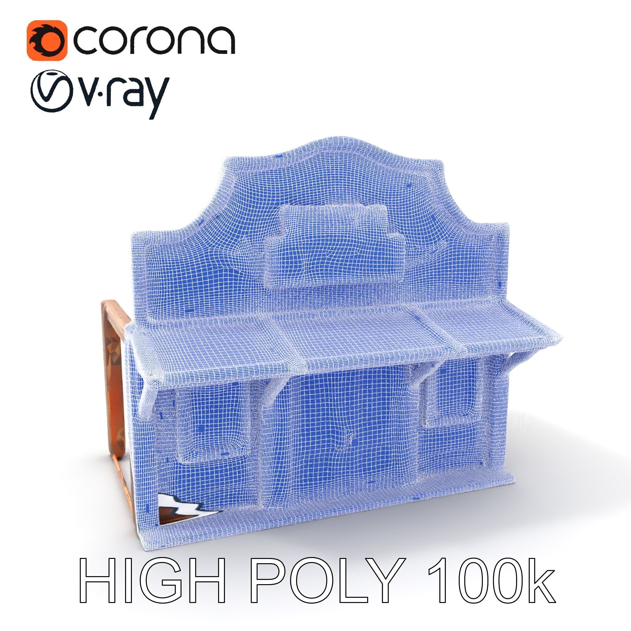 Wild West Salon model pack  Detailed Wooden Structure Low-poly 3D model_5