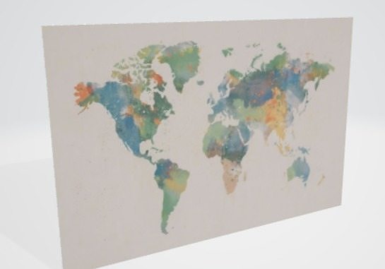 3d world map for indoor 3D model