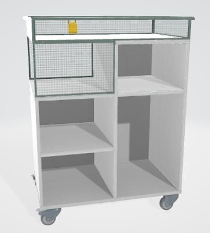 3d cabinet for interior 3D model