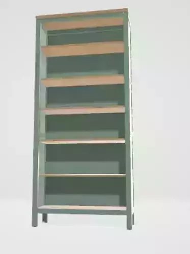 3d bookshelf for interior scene 3D model