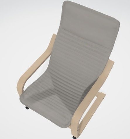 3d chair for interior scene 3D model