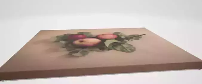 3d apple frame for interior