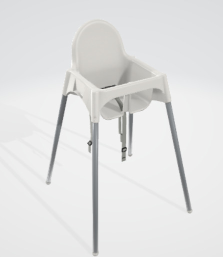 3d baby chair for indoor 3D model_2
