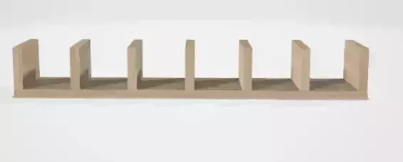 3d wood support 3D model