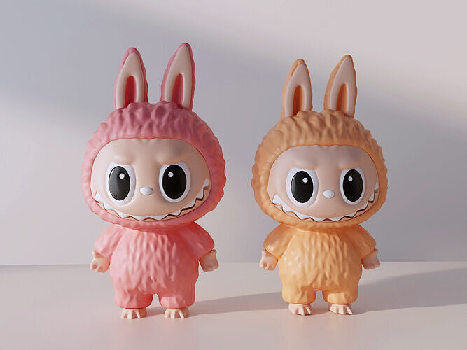 Trendy Toys Labubu 3D scanning model 3D model