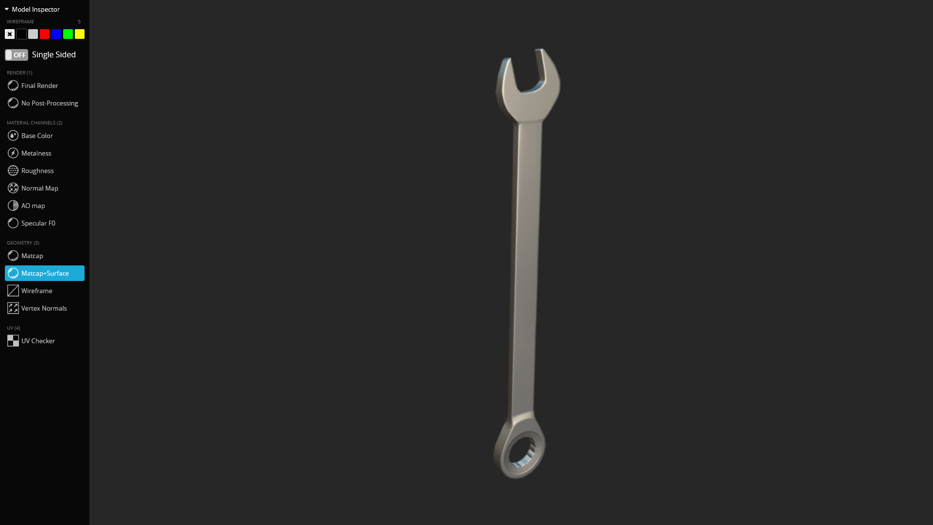 Wrench 3D Model - Game Ready Low-poly 3D model_9