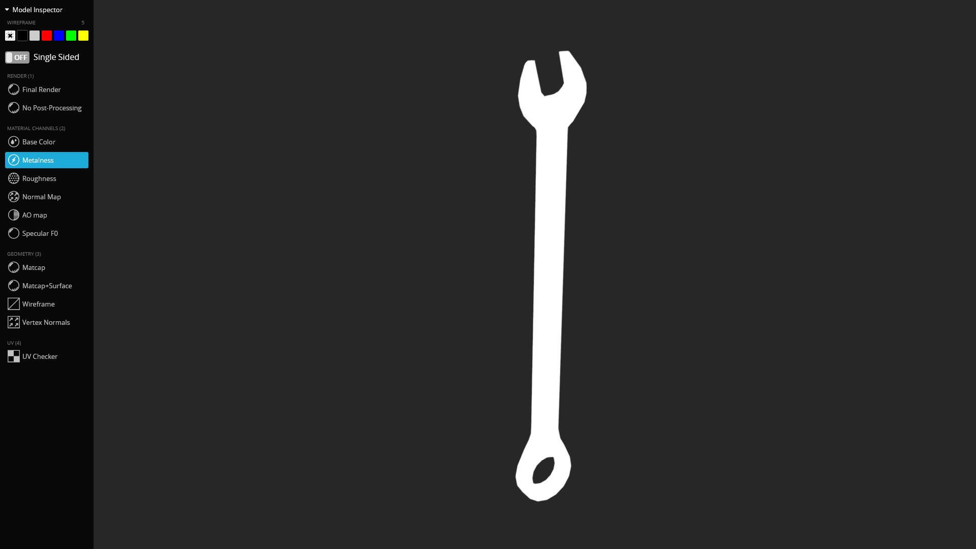 Wrench 3D Model - Game Ready Low-poly 3D model_4