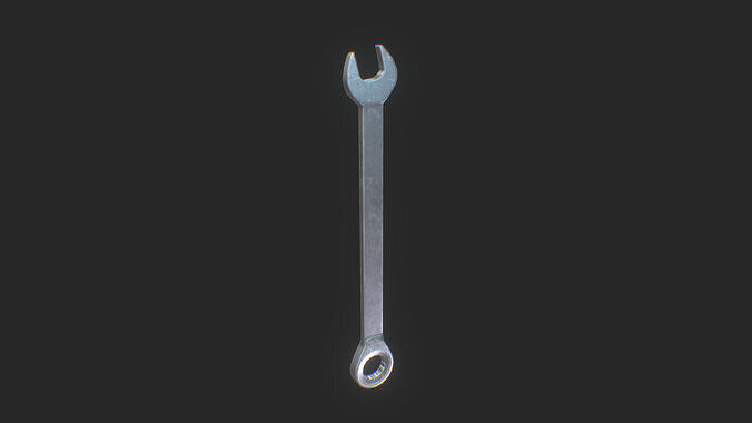 Wrench 3D Model - Game Ready Low-poly 3D model