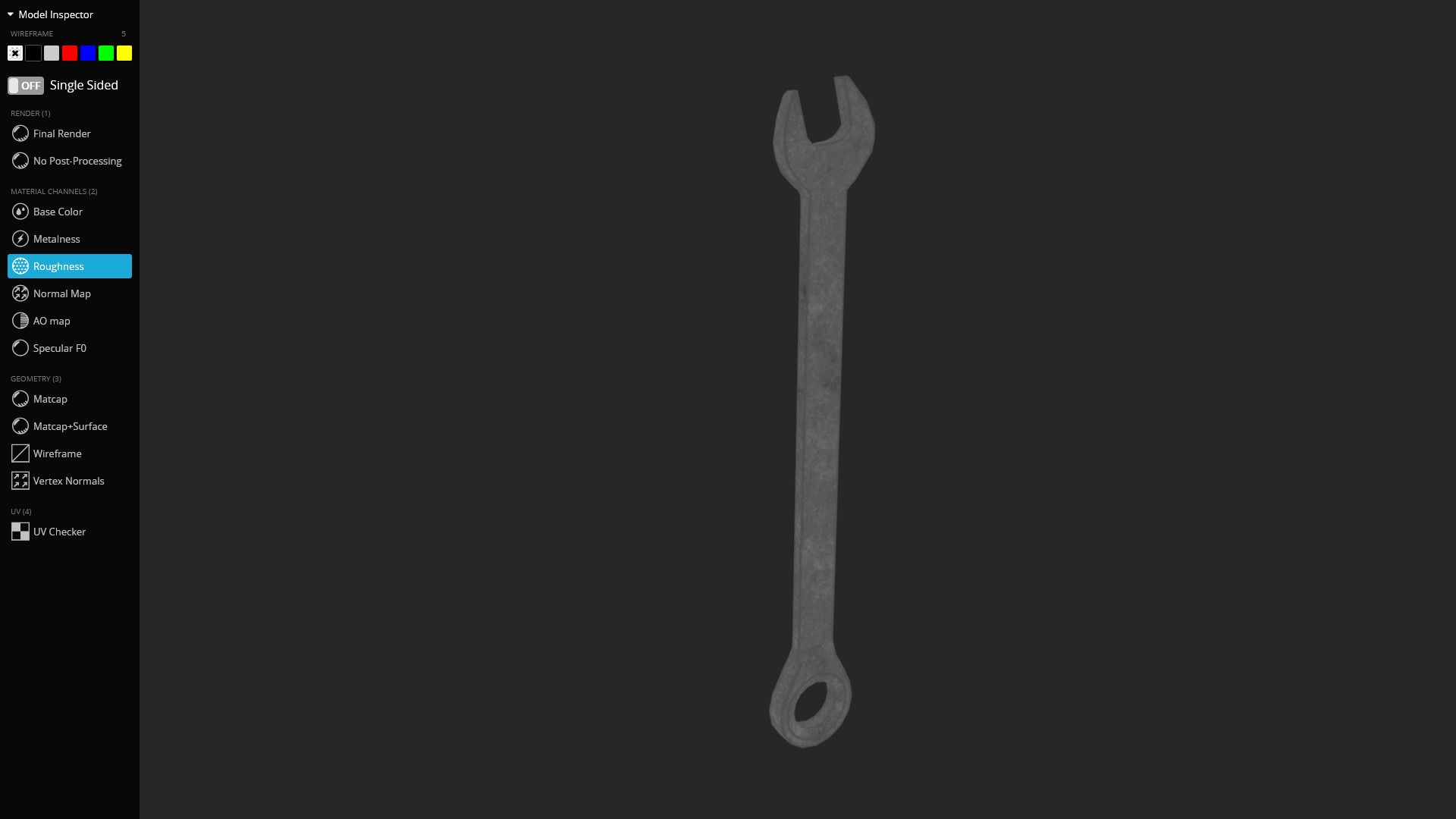 Wrench 3D Model - Game Ready Low-poly 3D model_5