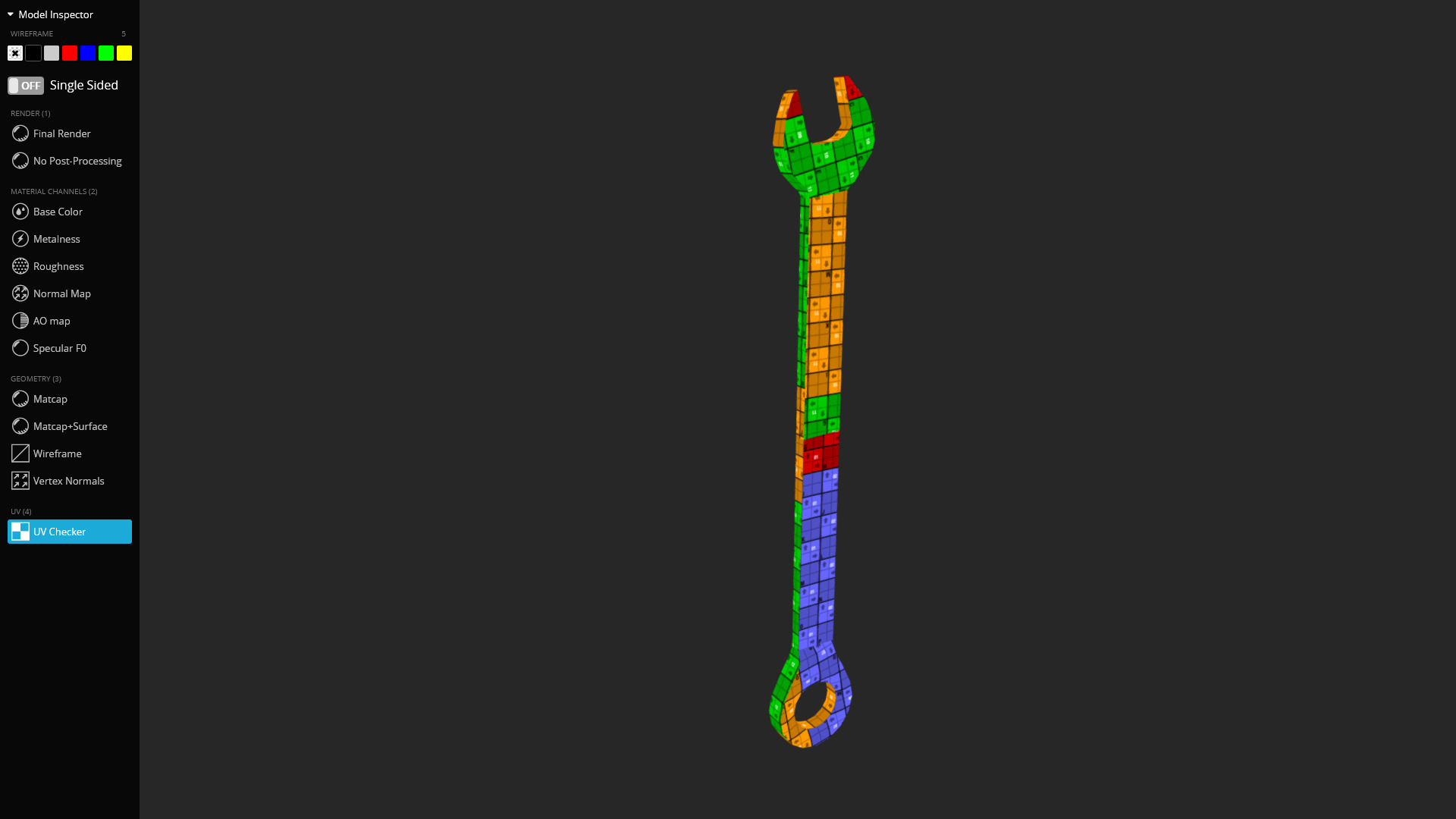 Wrench 3D Model - Game Ready Low-poly 3D model_11