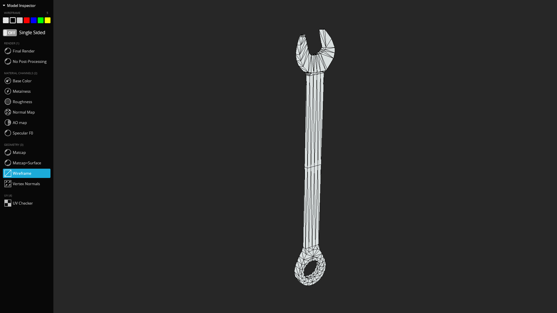 Wrench 3D Model - Game Ready Low-poly 3D model_10