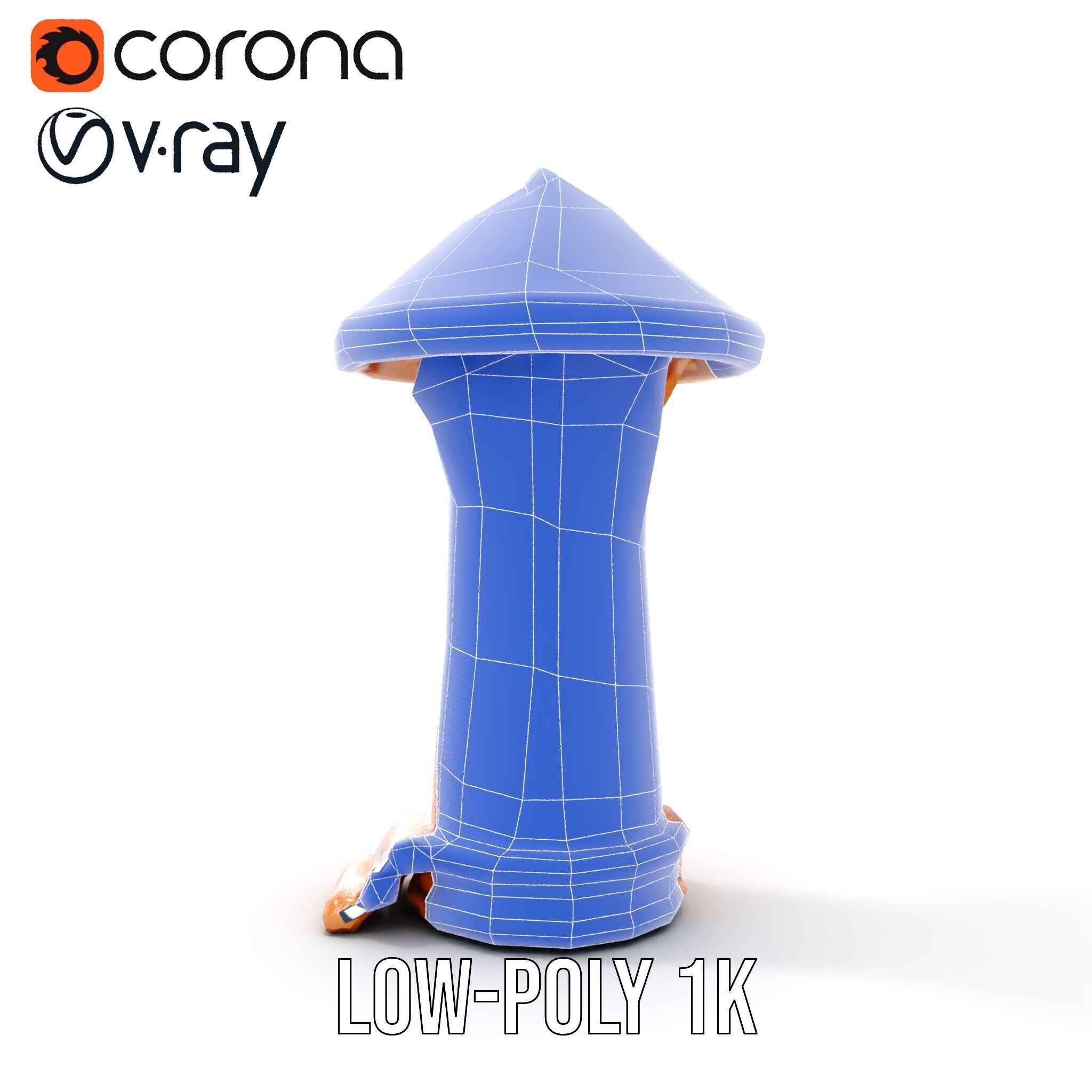 Wooden Treehouse Tower Model Pack Low-poly 3D model_29