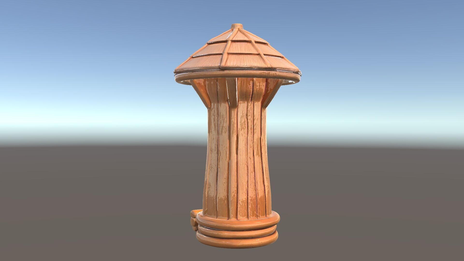 Wooden Treehouse Tower Model Pack Low-poly 3D model_6