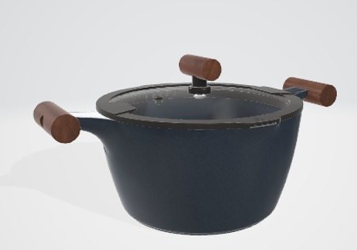 3d pot for indoor 3D model