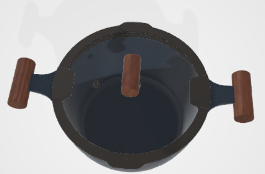 3d pot for indoor 3D model_1