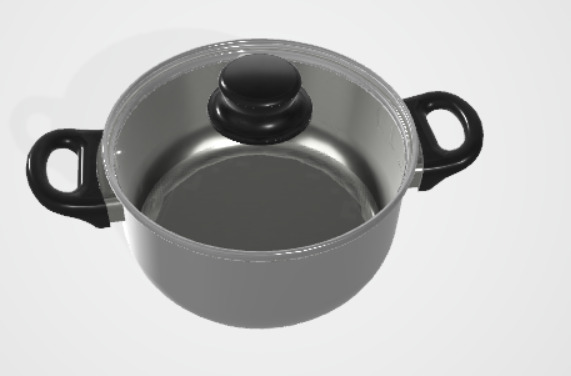 3d pot for indoor 3D model_1