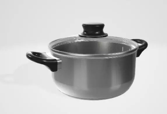 3d pot for indoor 3D model_0