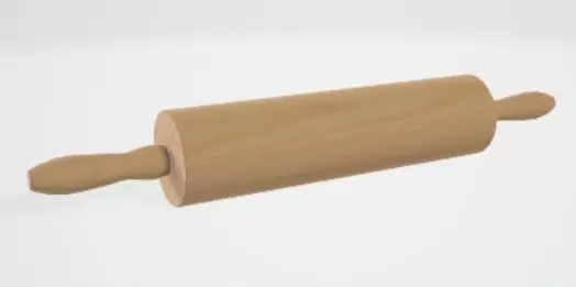 3d pizza dough roller for indoor 3D model_0