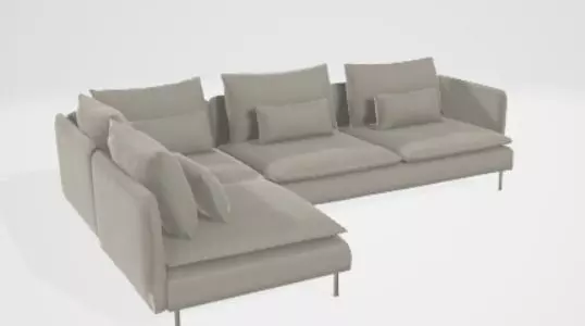 3d sofa 3D model_0