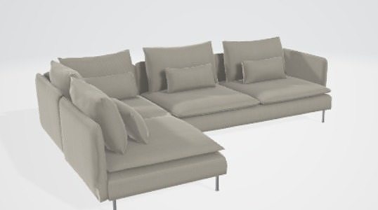 3d sofa 3D model