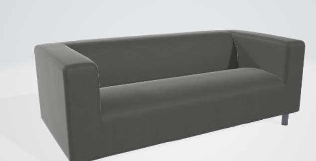 3d sofa 3D model_2