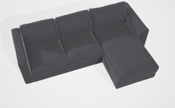 3d sofa 3D model_1