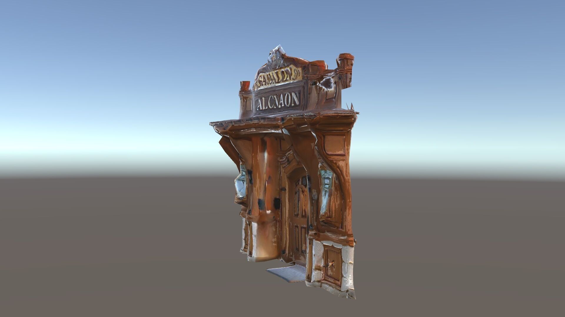 Victorian Style Storefront Model Pack Low-poly 3D model_35