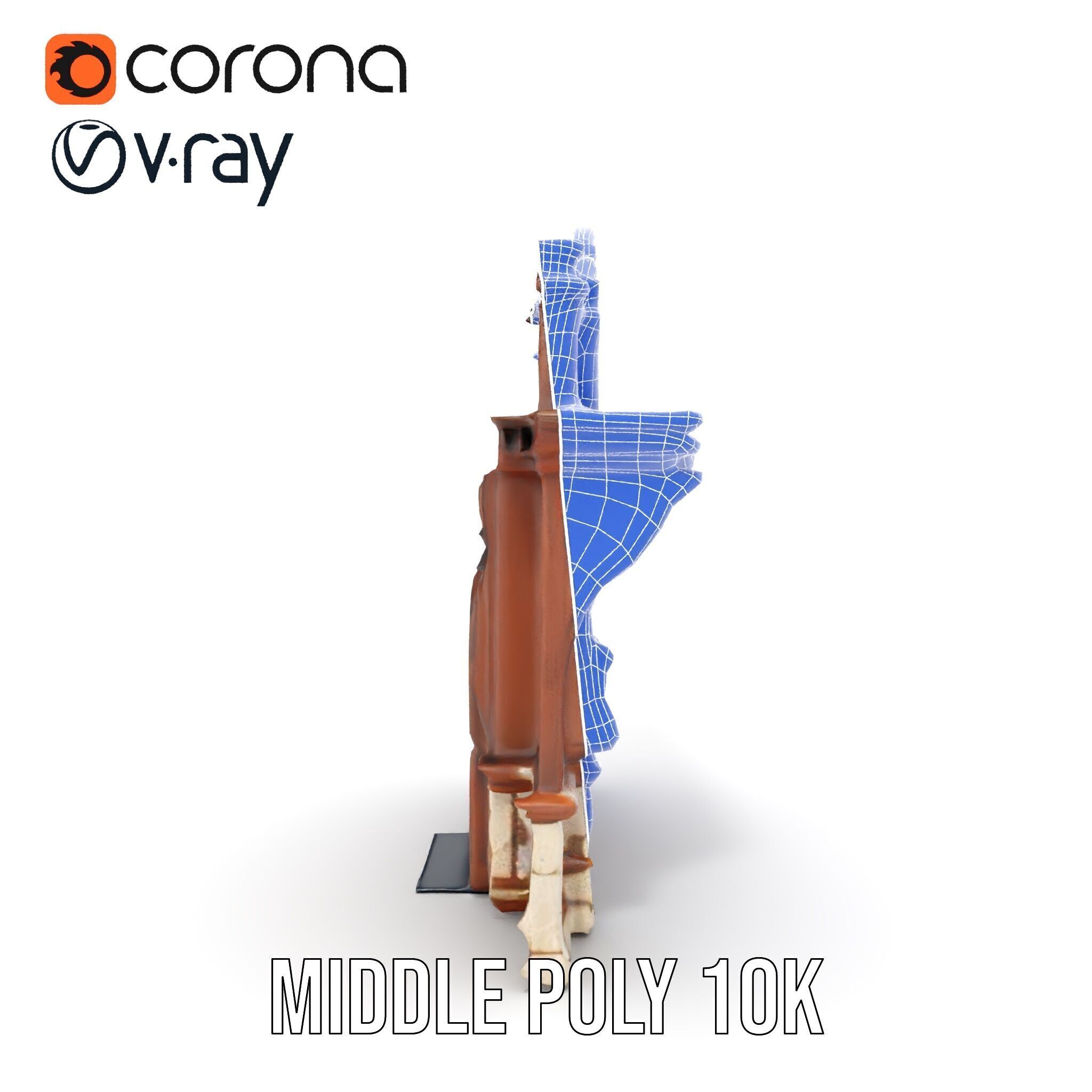 Victorian Style Storefront Model Pack Low-poly 3D model_28