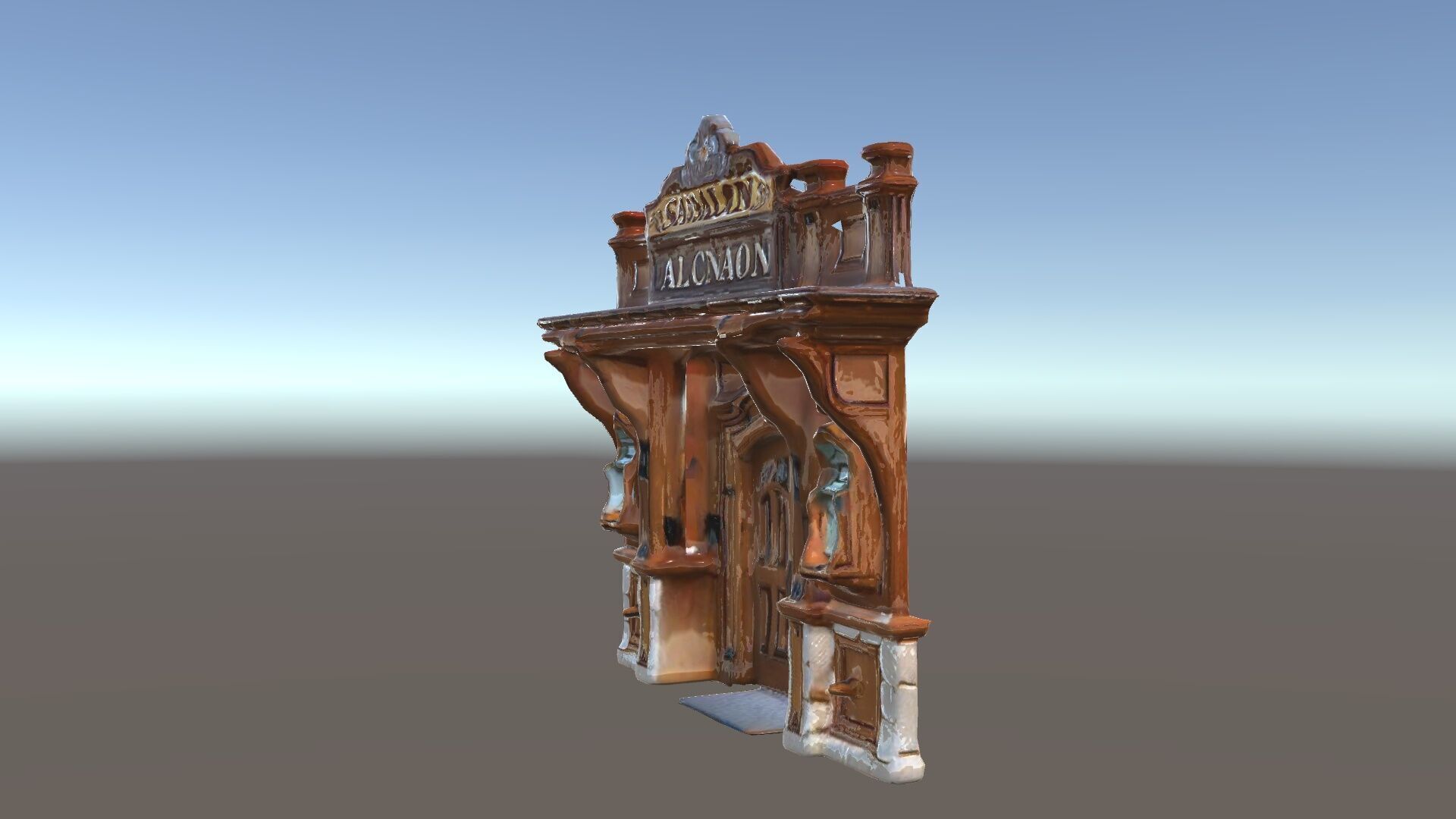 Victorian Style Storefront Model Pack Low-poly 3D model_34