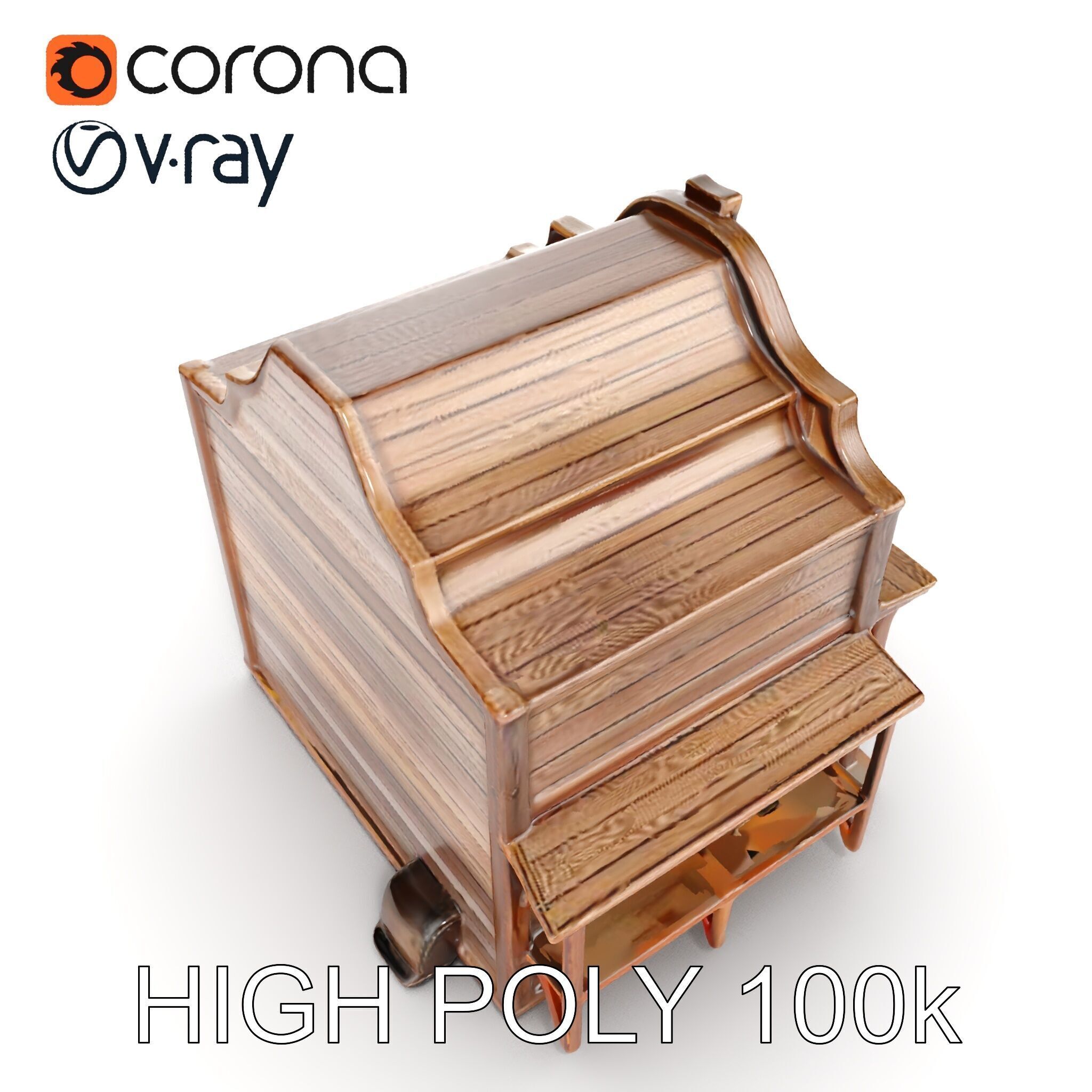 Western Saloon Building Model Pack for Game Design and Rendering Low-poly 3D model_19