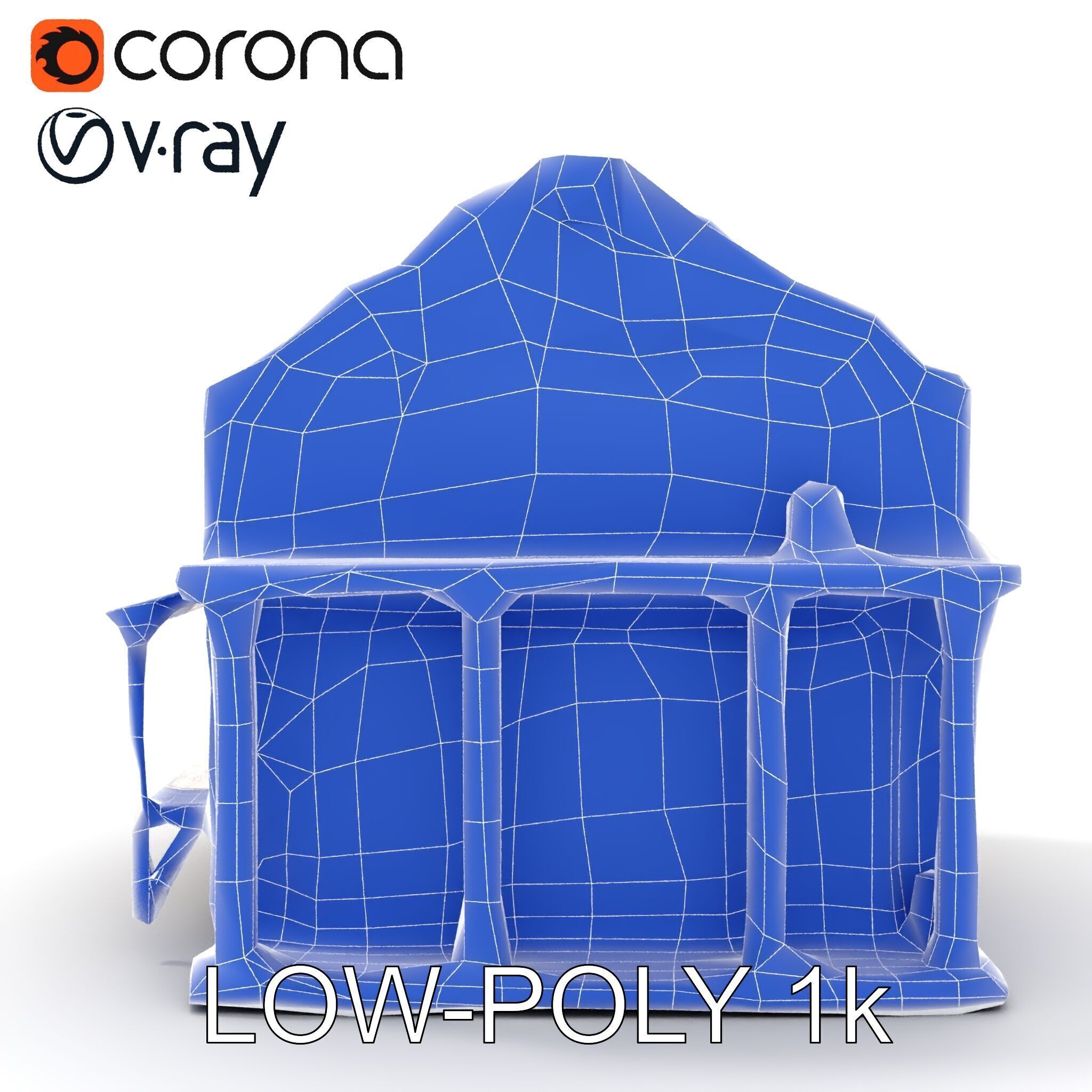 Western Saloon Building Model Pack for Game Design and Rendering Low-poly 3D model_27