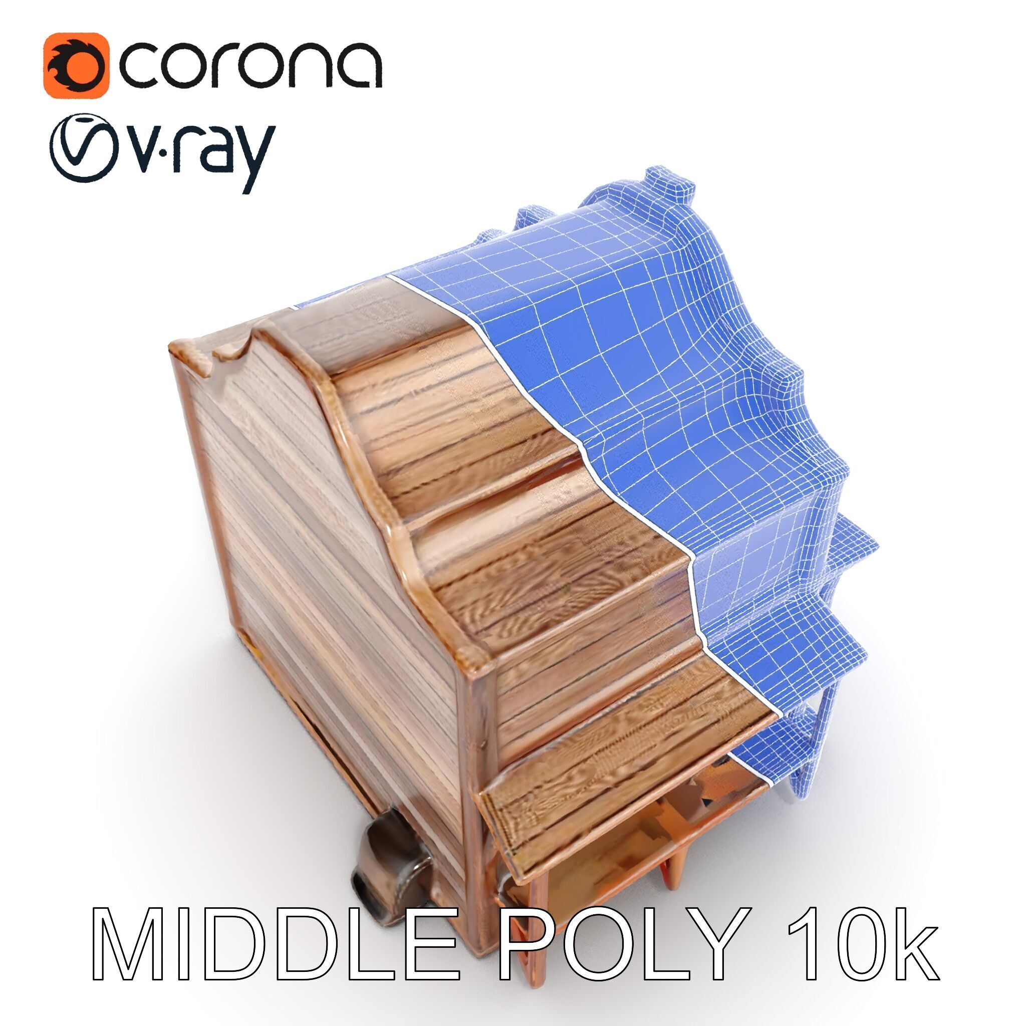 Western Saloon Building Model Pack for Game Design and Rendering Low-poly 3D model_31